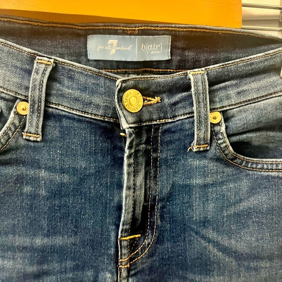 Like new 7 for all Mankind b(air) denim size 23 - Picture 4 of 5